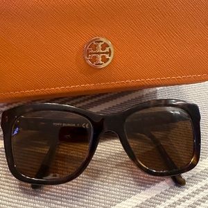 Tory Burch sunglasses.